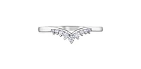 10K White Gold 0.15cttw Diamond Ring