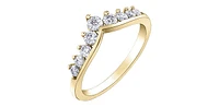 14K Yellow Gold 0.50cttw Diamond Ring