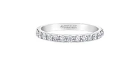 18K White Gold 0.40cttw Canadian Diamond Band - / 4.5