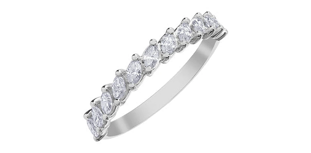 14K White Gold 0.50cttw Diamond Ring