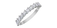 14K White Gold 0.50cttw Diamond Ring