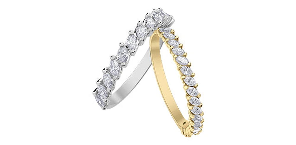 14K White Gold 0.50cttw Diamond Ring