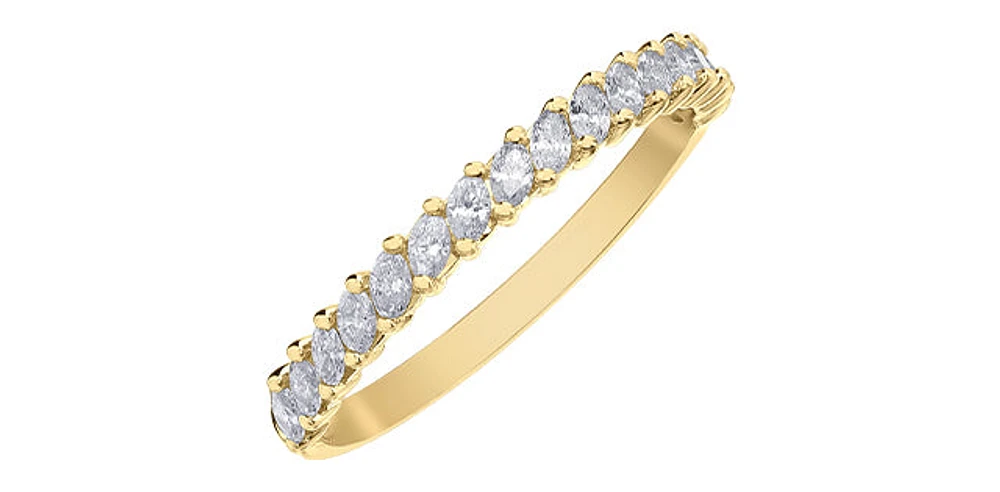14K Yellow Gold 0.40cttw Diamond Ring