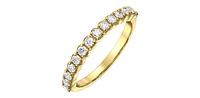 14K Yellow Gold 0.40cttw Canadian Diamond Band