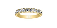 14K Yellow Gold 0.80cttw Canadian Diamond Band