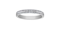 10K White Gold 0.25cttw Diamond Ring