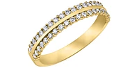 10K Yellow Gold 0.33cttw Diamond Band