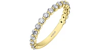 18K Yellow Gold 0.75cttw Canadian Diamond Band