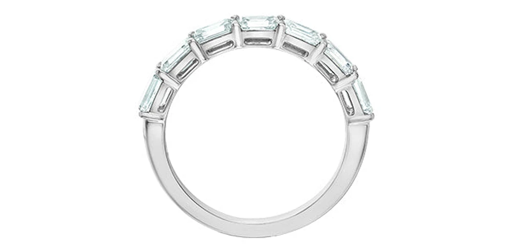14K White Gold 1.60cttw Lab Grown Diamond Band