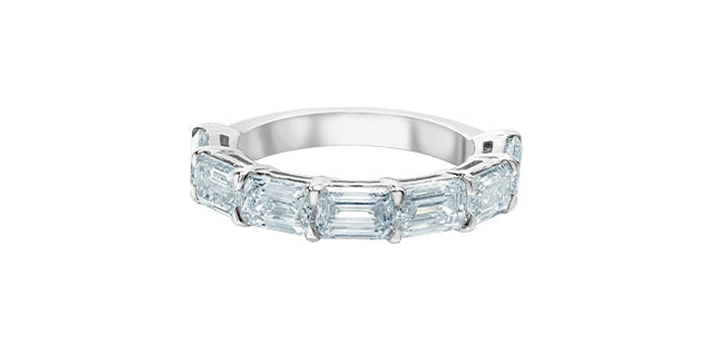 14K White Gold 3.50cttw Lab Grown Diamond Band