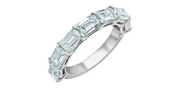 14K White Gold 3.50cttw Lab Grown Diamond Band