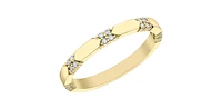 10K Yellow Gold 0.12cttw Diamond Ring