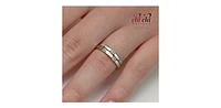 10K Yellow Gold 0.12cttw Diamond Ring