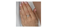 10K White Gold 0.25 cttw Diamond Ring