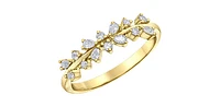 14K Yellow Gold 0.25cttw Diamond Ring