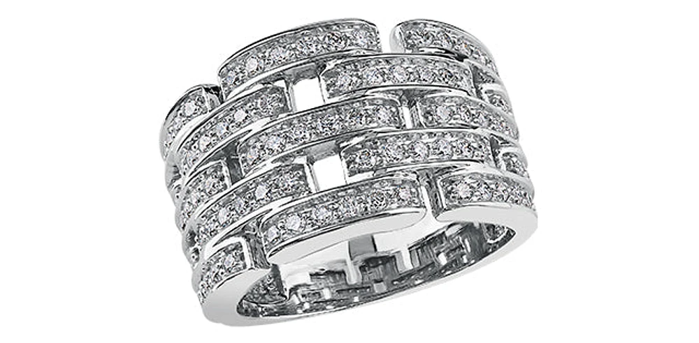 10K White Gold 1.00 cttw Diamond Ring