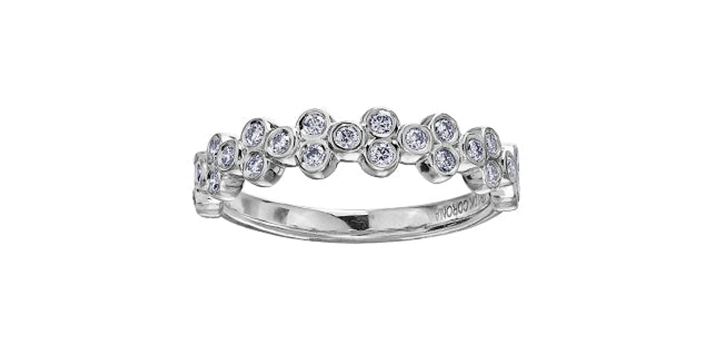 10K White Gold 0.35cttw Diamond Ring