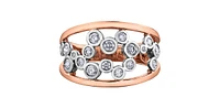 14K White & Rose Gold 0.50cttw Diamond Ring