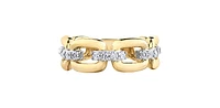 10K 2 Tone Gold 1.00cttw Diamond Ring