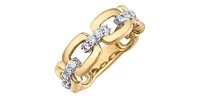 10K 2 Tone Gold 1.00cttw Diamond Ring