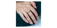 10K 2 Tone Gold 1.00cttw Diamond Ring