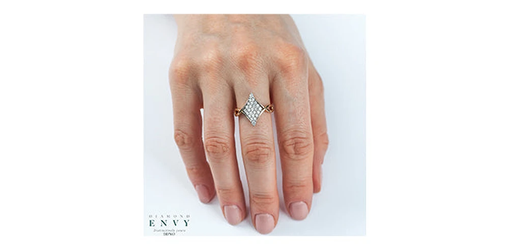 10K Yellow Gold 0.50cttw Diamond Ring - size 6.5
