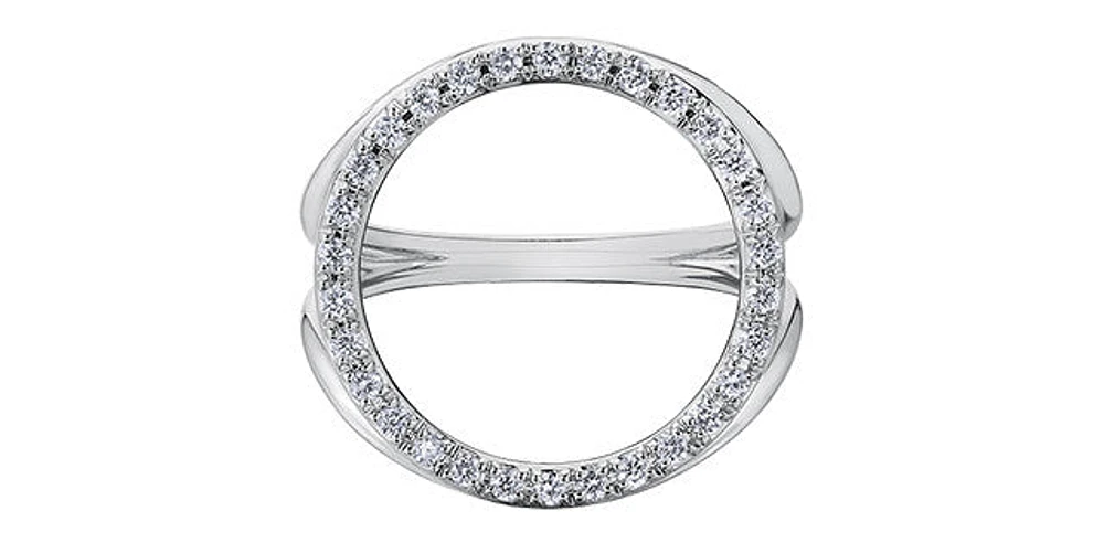 10K White Gold 0.30cttw Diamond Ring