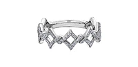 10K White Gold 0.24cttw Diamond Ring
