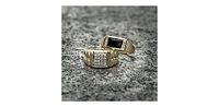 10K Yellow Gold 0.25cttw Diamond Gents Ring, 10 - /