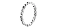 10K White or Yellow Gold Infinity Ring - /