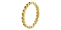 10K White or Yellow Gold Infinity Ring - /
