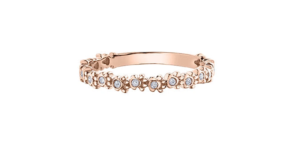 10K Gold 0.06 cttw Diamond Paw Print Ring - / 4.5