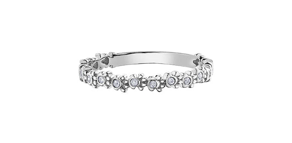 10K Gold 0.06 cttw Diamond Paw Print Ring - / 4.5