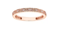 10K Rose Gold 0.036cttw Diamond Ring
