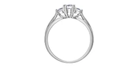 14K  White Gold 0.60cttw Canadian Diamond Engagement Ring - /
