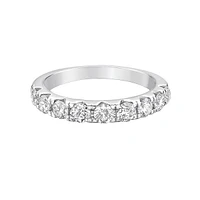 14K Rose Gold Platinum diamond band