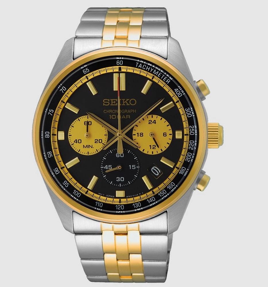 SEIKO Chronograph Men's Watch - SSB430P1 - Shipping Immediately