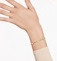 Swarovski - Imber bracelet Round cut, White, Gold-tone plated - 5680094 - Limited Edition