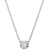 Swarovski -   Imber pendant, Round cut, White, Rhodium plated - 5696039