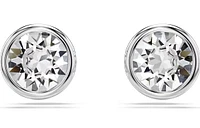 Swarovski -  Imber stud earrings, Round cut, White, Rhodium plated - 5696073