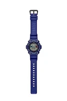 Casio Tide Graph Moon Phase Men's Sports Watch w/Illuminator (Model WS-1300H-2AV Blue), Blue, Digital