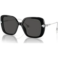 Swarovski Mesmera: Oversized Sunglasses Black 5679543