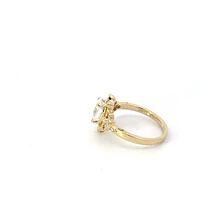 14K Yellow Gold 1.22cttw Oval Lab Grown Diamond Engagement Ring - /