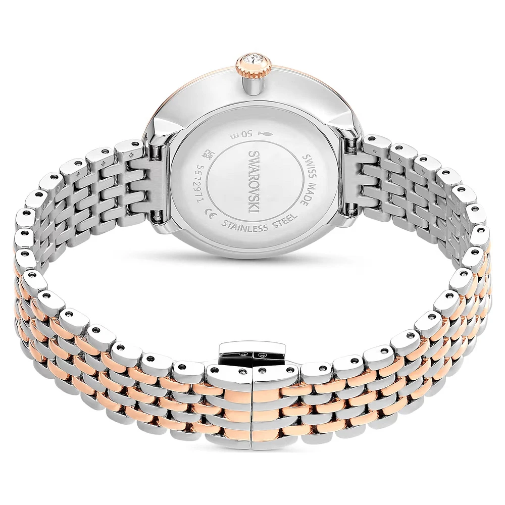 Swarovski Certa watch, Swiss Made, Metal bracelet, Rose gold tone, Mixed metal finish - 5672971
