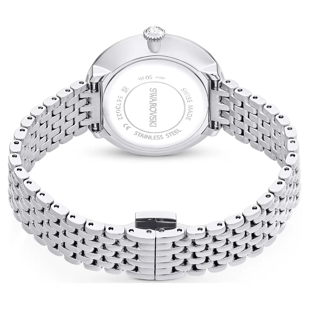 Swarovski Certa watch, Swiss Made, Metal bracelet, Silver tone, Stainless steel 5673022