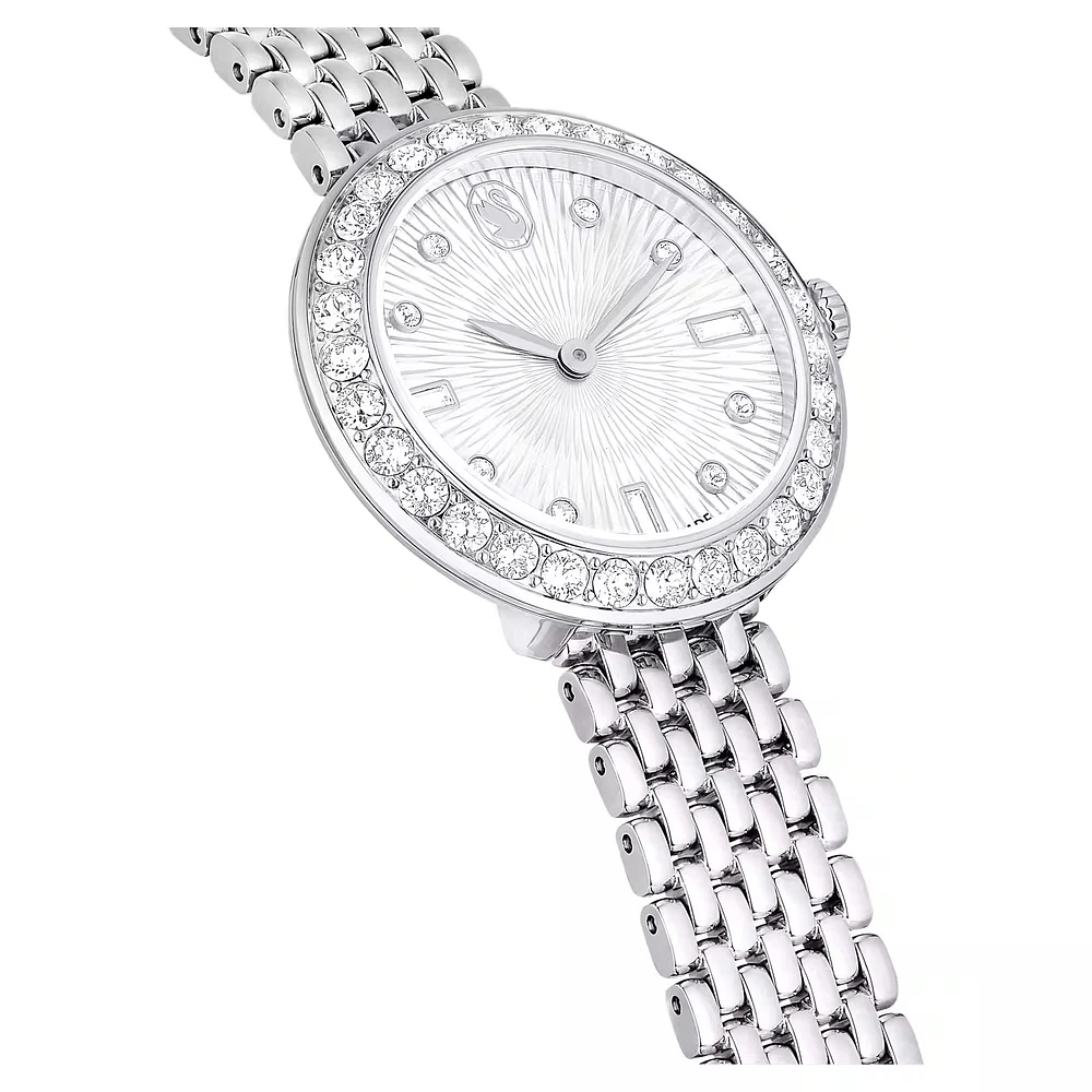 Swarovski Certa watch, Swiss Made, Metal bracelet, Silver tone, Stainless steel 5673022