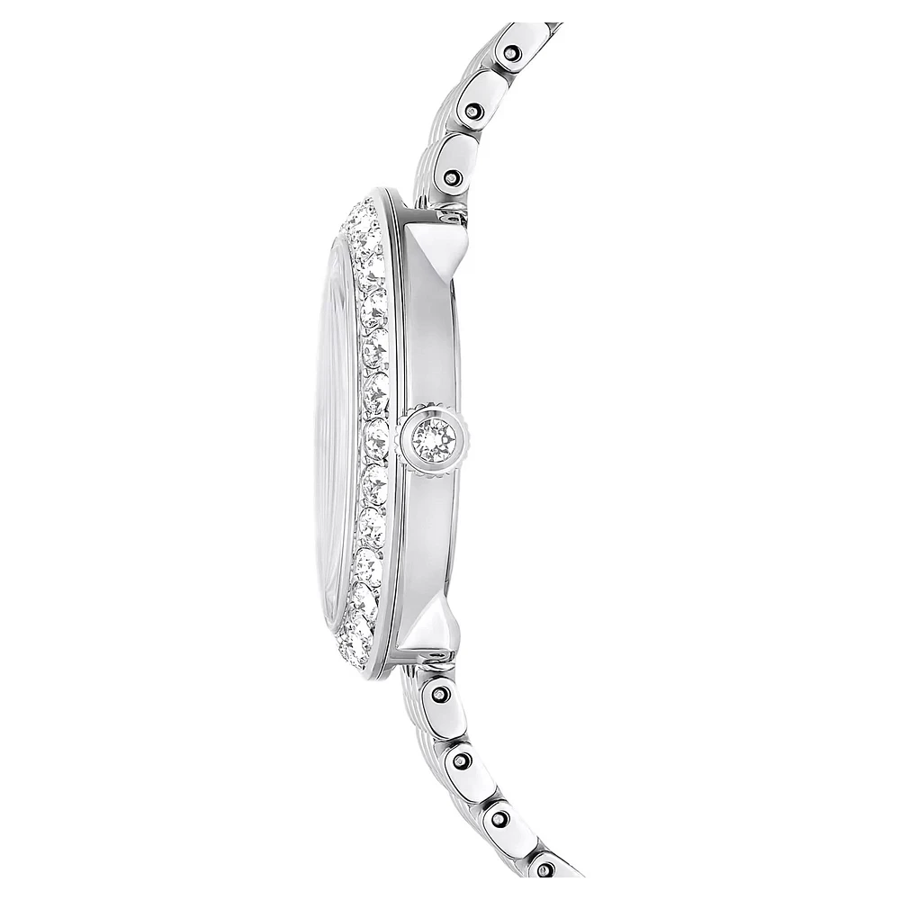 Swarovski Certa watch, Swiss Made, Metal bracelet, Silver tone, Stainless steel 5673022