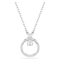 Swarovski - Constella pendant, Pavé, Round cut, White, Rhodium plated 5692261