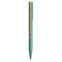 Swarovski - Crystal Shimmer Glide ballpoint pen, Green, Green lacquered, Gold-tone plated 5707708