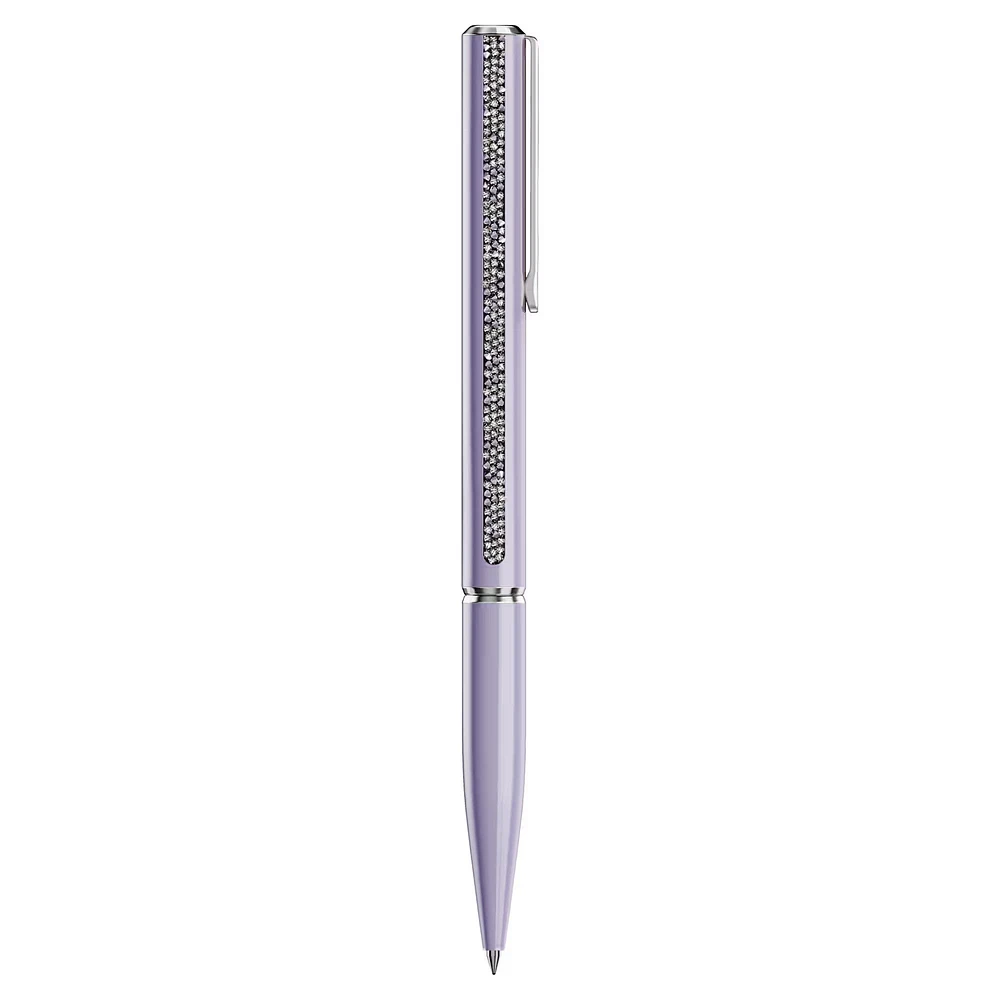 Swarovski - Crystal Shimmer Glide ballpoint pen, Purple, Purple lacquered, Chrome plated 5707707